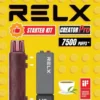 RELX 悅刻 Creator積木 7000口拋棄式電子煙套裝｜主機＋煙彈入門組 6ml儲油倉 3%尼古丁鹽 綿密霧化口感 台灣現貨